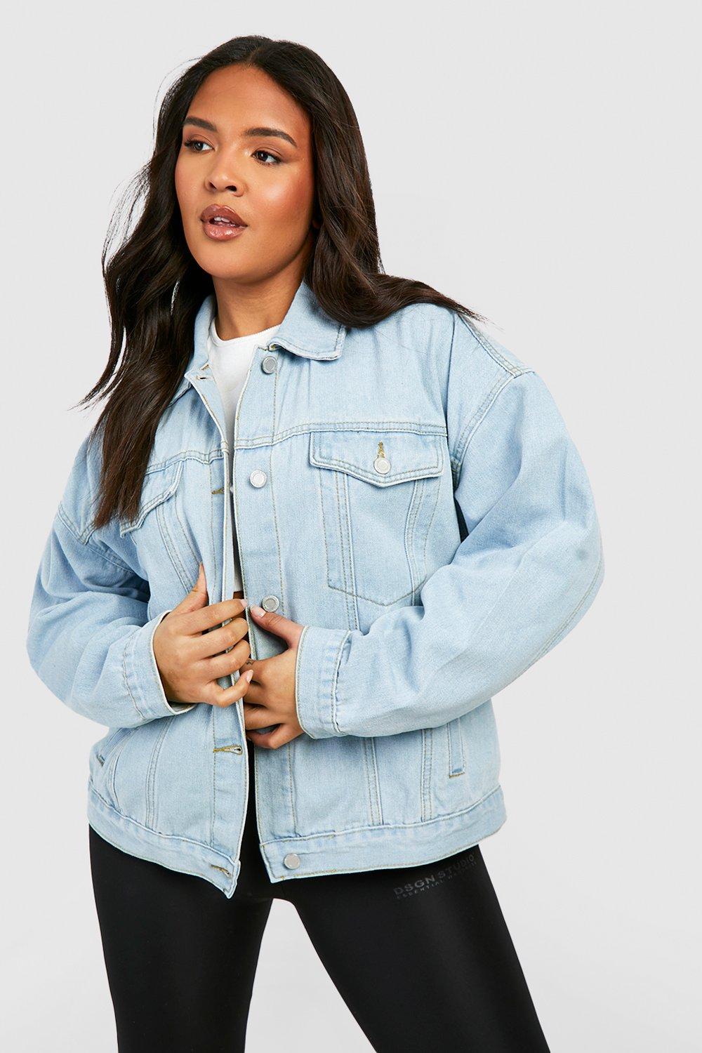 Boohoo plus sale denim jacket